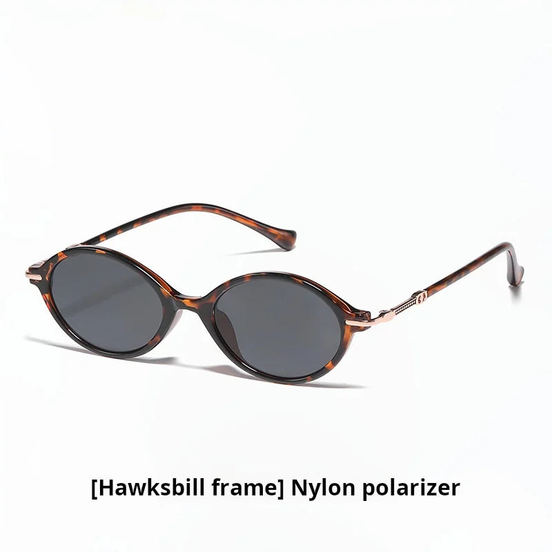 Lzabella 2026 Hot TR90 Retro Fashion Sunglasses Oval Delicate Elegant Polarized Glasses For Women UV400 Outdoor Driving Eyewear
