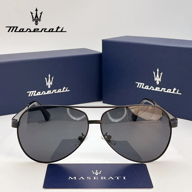 MASERATI Car High End UV400 Polarized Glasses For Grecale Levante Quattroporte Ghibli Mc20 Mcpura GT GranCabrio Drive Sunglasses