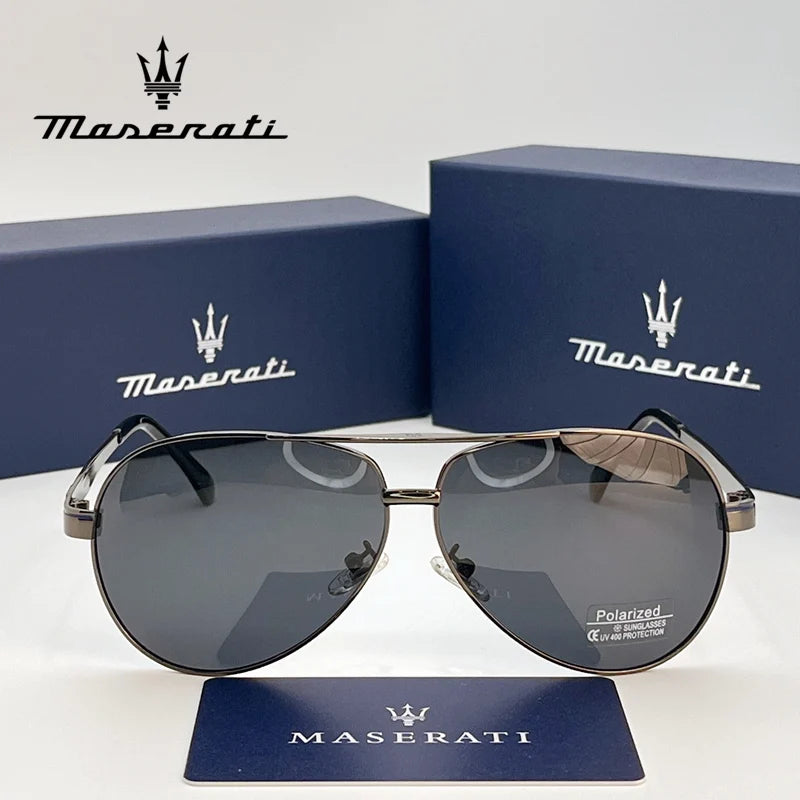 MASERATI Car High End UV400 Polarized Glasses For Grecale Levante Quattroporte Ghibli Mc20 Mcpura GT GranCabrio Drive Sunglasses