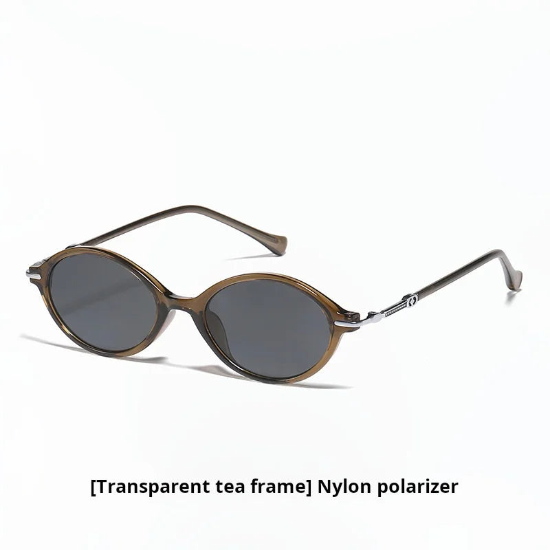 Lzabella 2026 Hot TR90 Retro Fashion Sunglasses Oval Delicate Elegant Polarized Glasses For Women UV400 Outdoor Driving Eyewear
