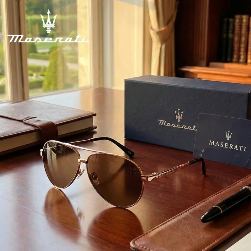 MASERATI Car High End UV400 Polarized Glasses For Grecale Levante Quattroporte Ghibli Mc20 Mcpura GT GranCabrio Drive Sunglasses
