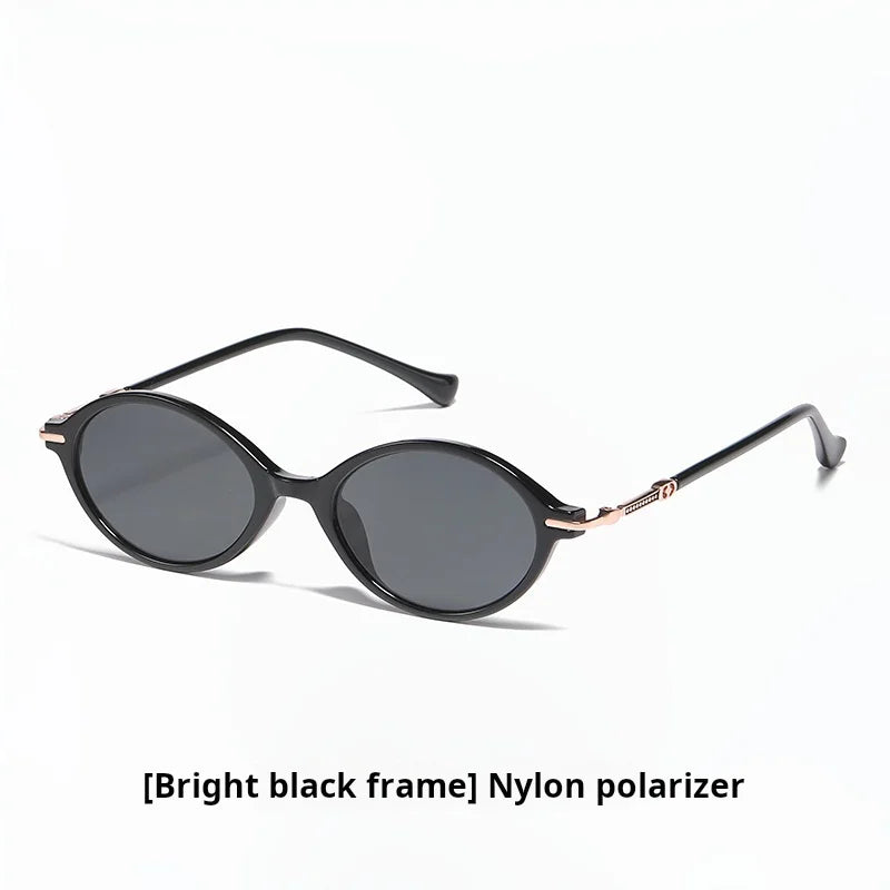Lzabella 2026 Hot TR90 Retro Fashion Sunglasses Oval Delicate Elegant Polarized Glasses For Women UV400 Outdoor Driving Eyewear